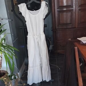 GAP White Eyelet Maxi Dress